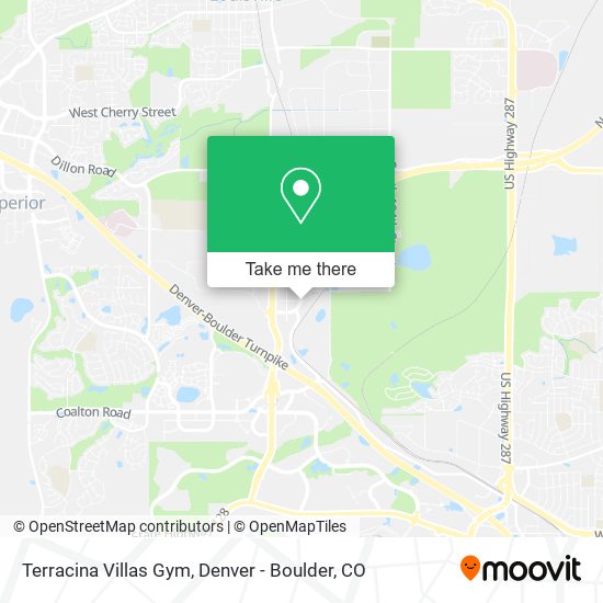 Mapa de Terracina Villas Gym