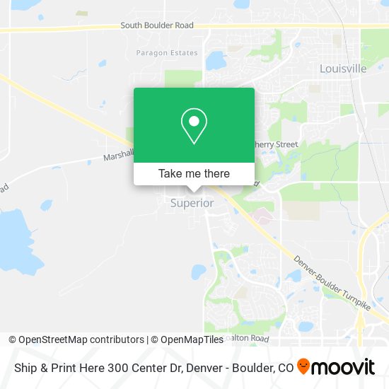 Mapa de Ship & Print Here 300 Center Dr