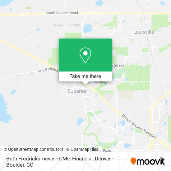 Beth Fredricksmeyer - CMG Financial map