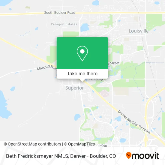 Beth Fredricksmeyer NMLS map
