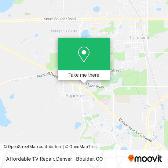 Affordable TV Repair map