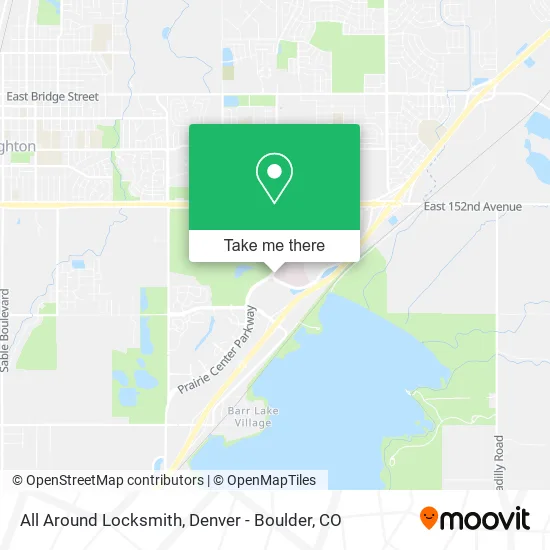 All Around Locksmith map