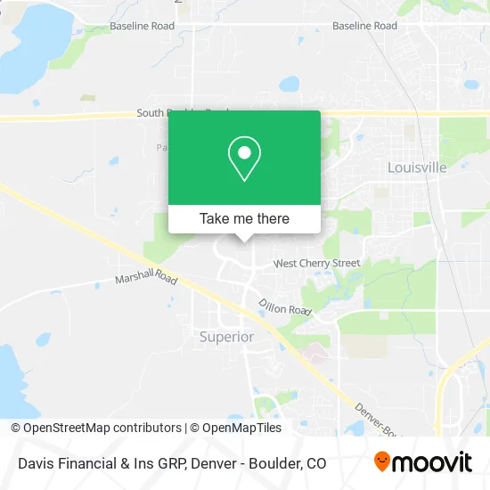 Davis Financial & Ins GRP map