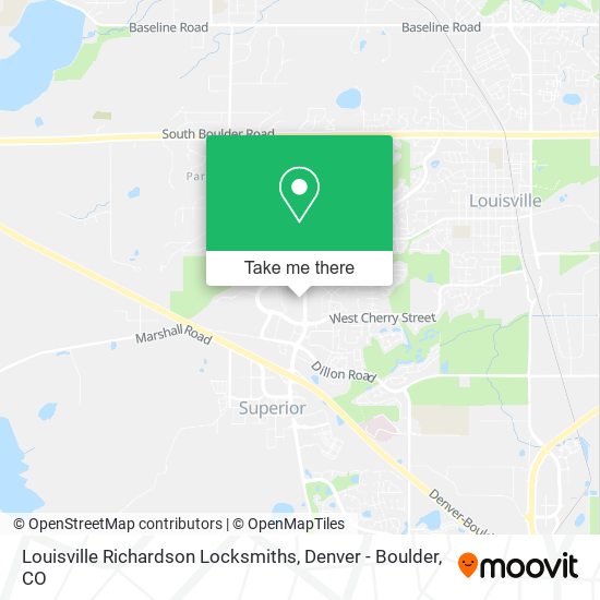 Louisville Richardson Locksmiths map