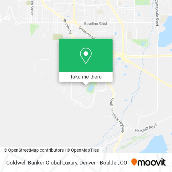 Mapa de Coldwell Banker Global Luxury