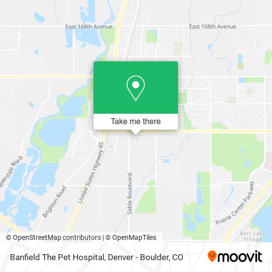 Banfield The Pet Hospital map