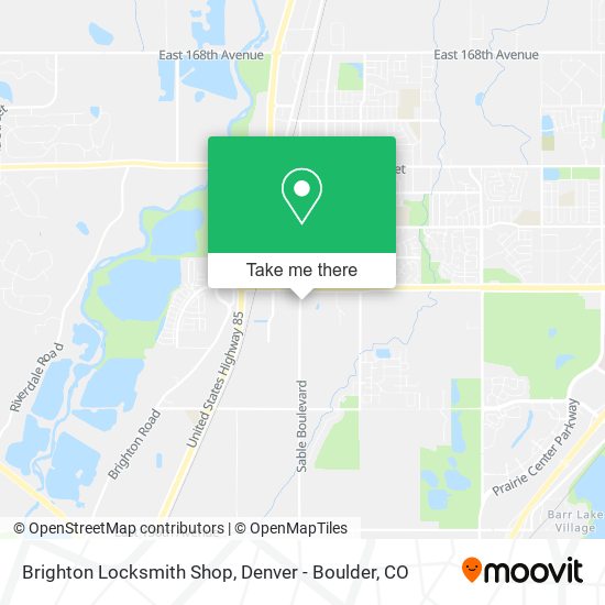 Brighton Locksmith Shop map