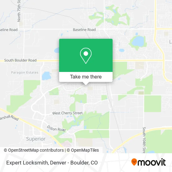 Expert Locksmith map