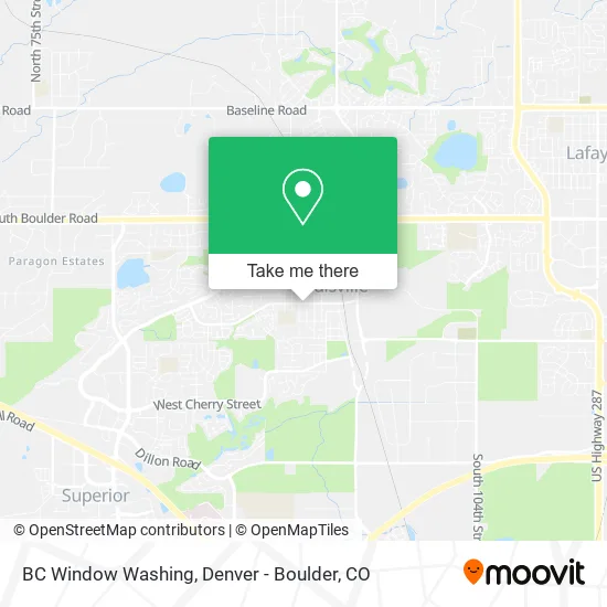 BC Window Washing map