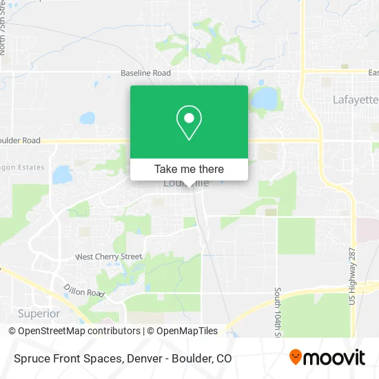 Spruce Front Spaces map