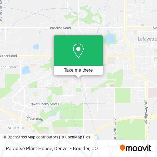Paradise Plant House map