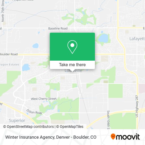 Mapa de Winter Insurance Agency