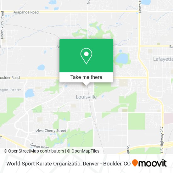 Mapa de World Sport Karate Organizatio