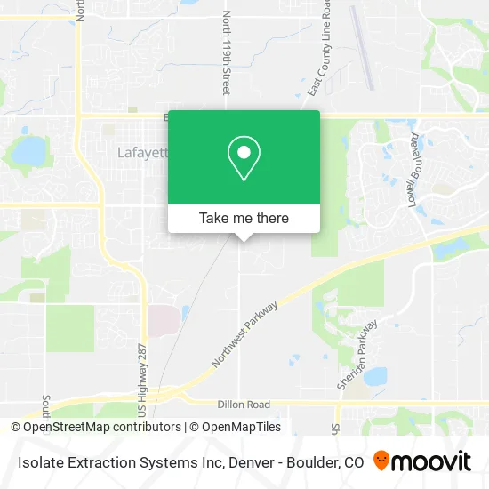 Isolate Extraction Systems Inc map
