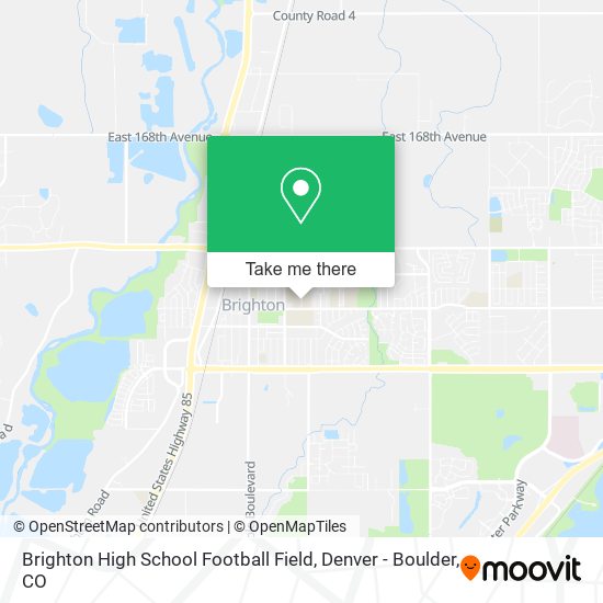 Brighton High School Football Field map