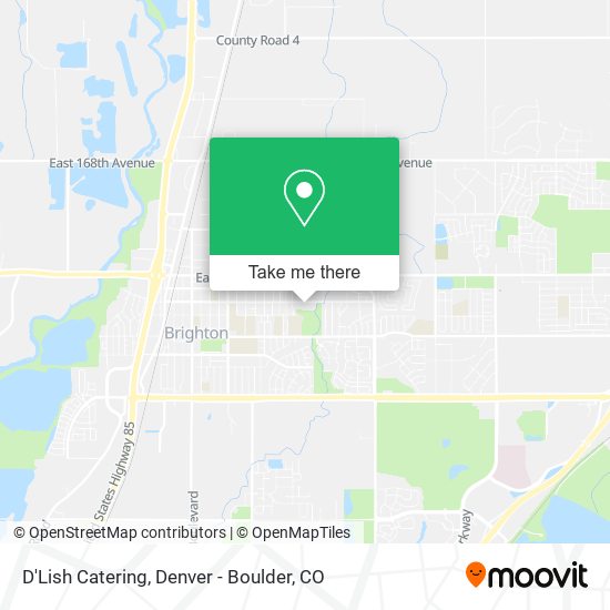 D'Lish Catering map