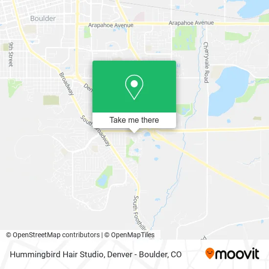 Hummingbird Hair Studio map