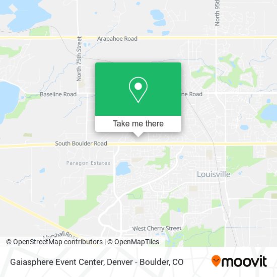 Mapa de Gaiasphere Event Center