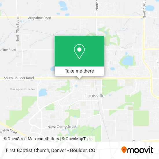 First Baptist Church map