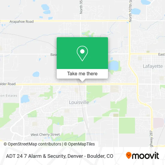 ADT 24 7 Alarm & Security map