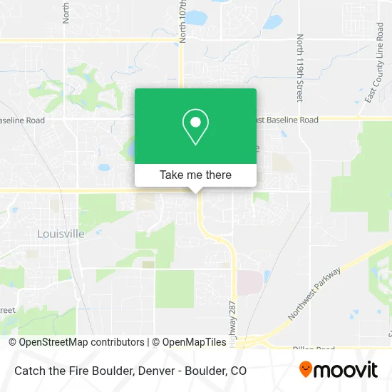 Catch the Fire Boulder map