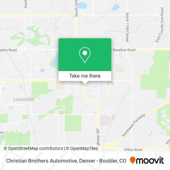 Christian Brothers Automotive map