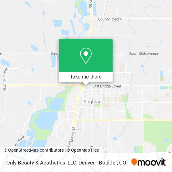Mapa de Only Beauty & Aesthetics, LLC