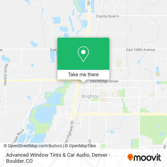 Advanced Window Tints & Car Audio map