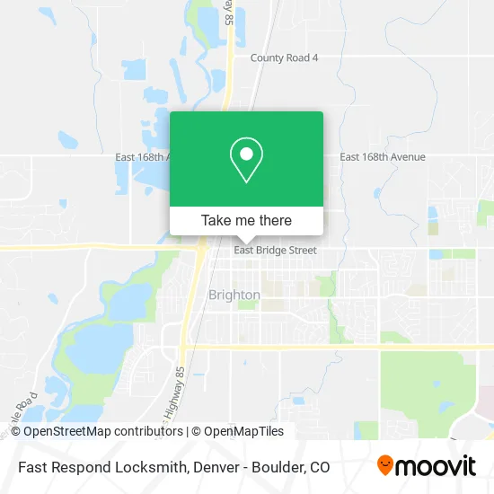 Fast Respond Locksmith map
