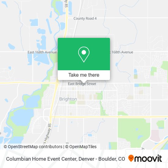 Columbian Home Event Center map
