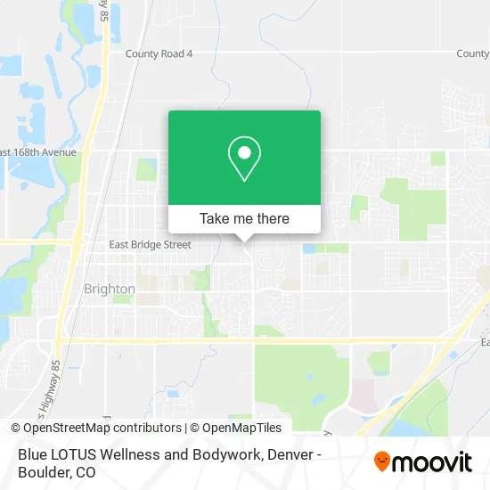 Blue LOTUS Wellness and Bodywork map