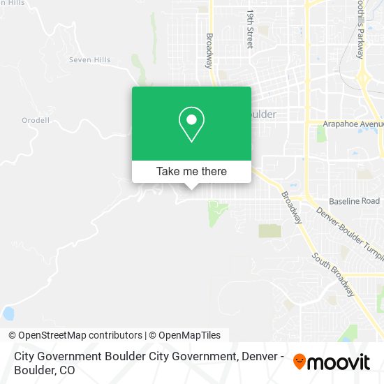 City Government Boulder City Government map