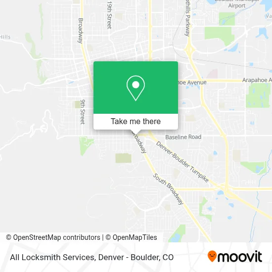 All Locksmith Services map