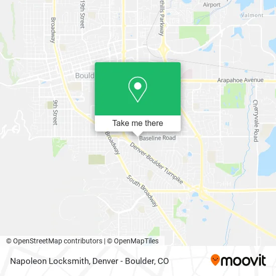 Napoleon Locksmith map
