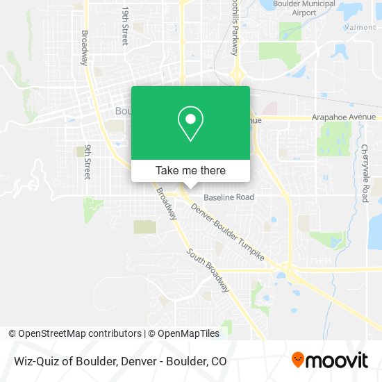 Wiz-Quiz of Boulder map