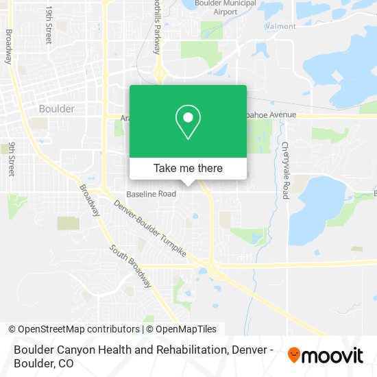 Mapa de Boulder Canyon Health and Rehabilitation