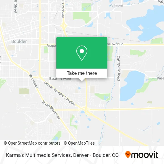 Karma's Multimedia Services map