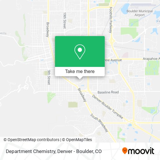 Department Chemistry map