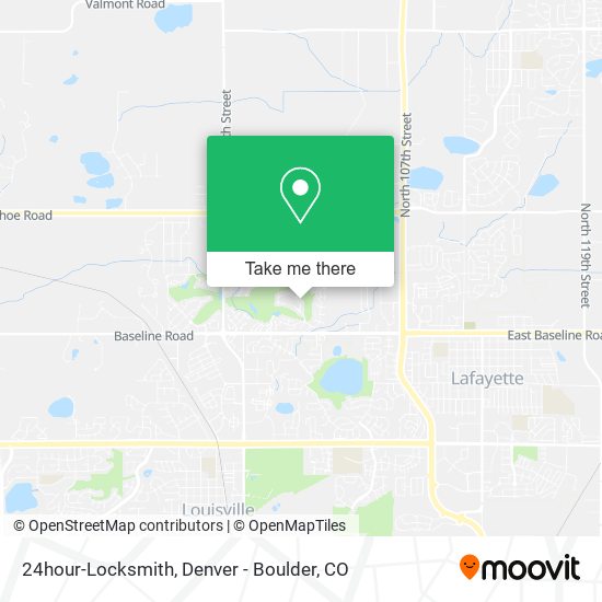 24hour-Locksmith map