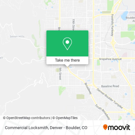 Commercial Locksmith map