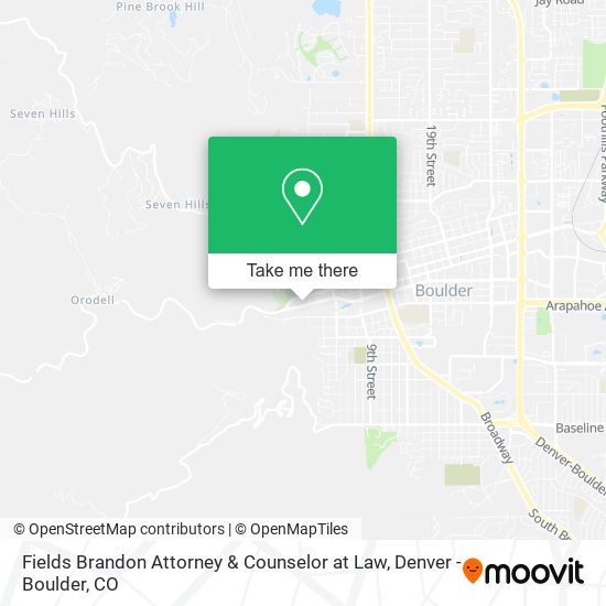 Mapa de Fields Brandon Attorney & Counselor at Law