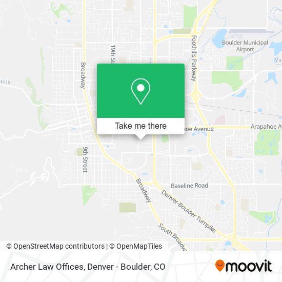 Archer Law Offices map