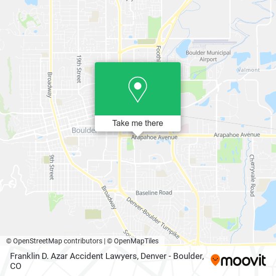 Franklin D. Azar Accident Lawyers map