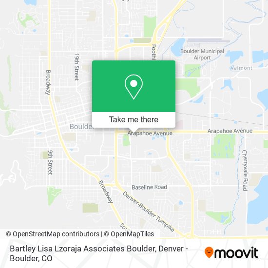 Mapa de Bartley Lisa Lzoraja Associates Boulder