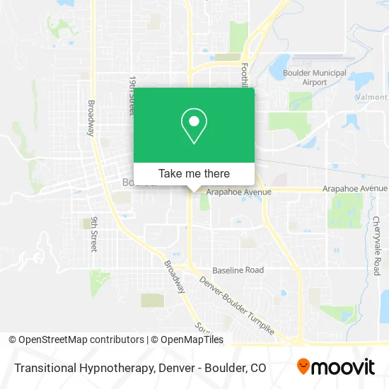 Transitional Hypnotherapy map