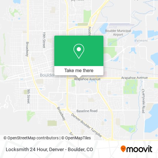 Locksmith 24 Hour map