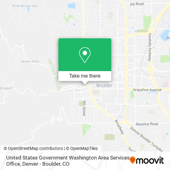 Mapa de United States Government Washington Area Services Office