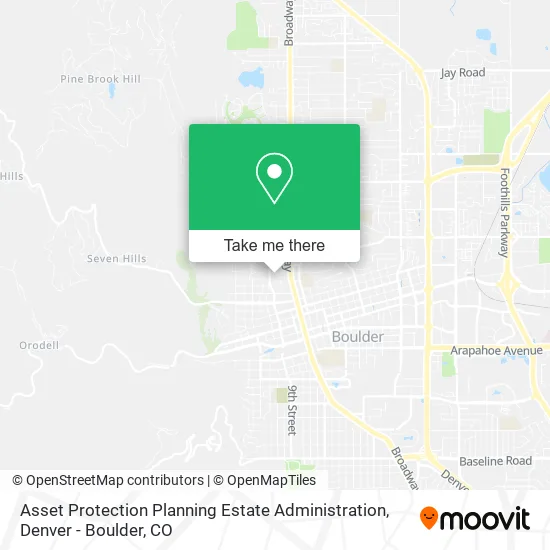 Asset Protection Planning Estate Administration map