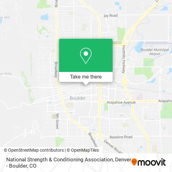 National Strength & Conditioning Association map