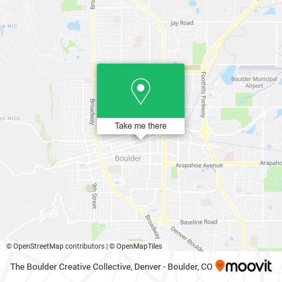 Mapa de The Boulder Creative Collective